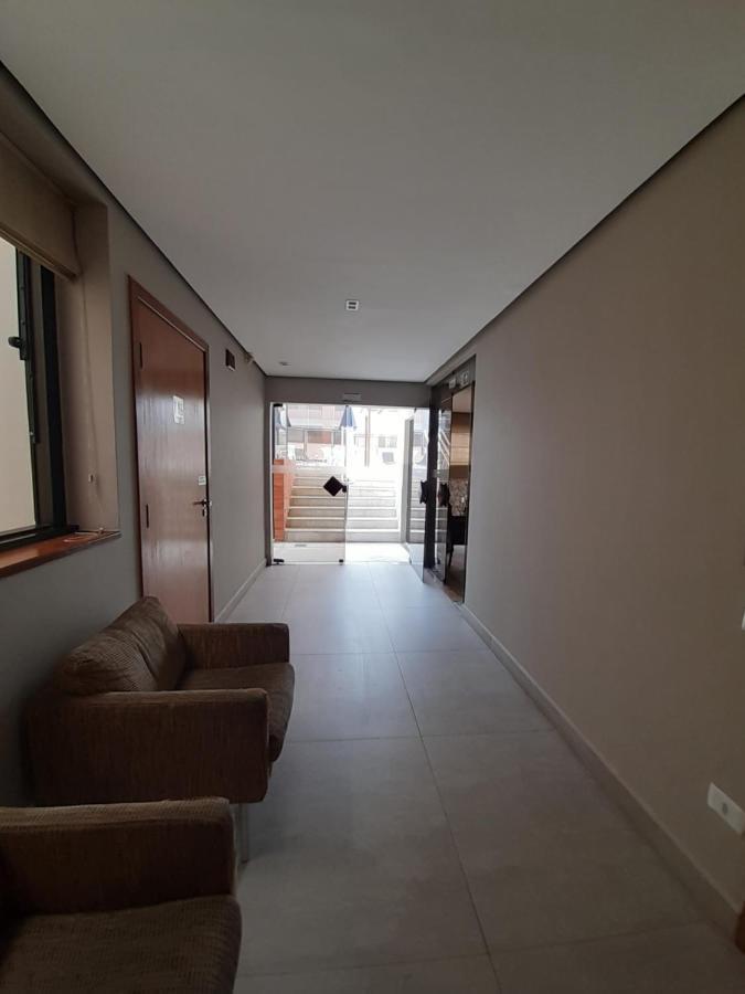 Lindo Flat No Edificio Cosmopolitan, Com Garagem E Piscina Apartman Santos Kültér fotó